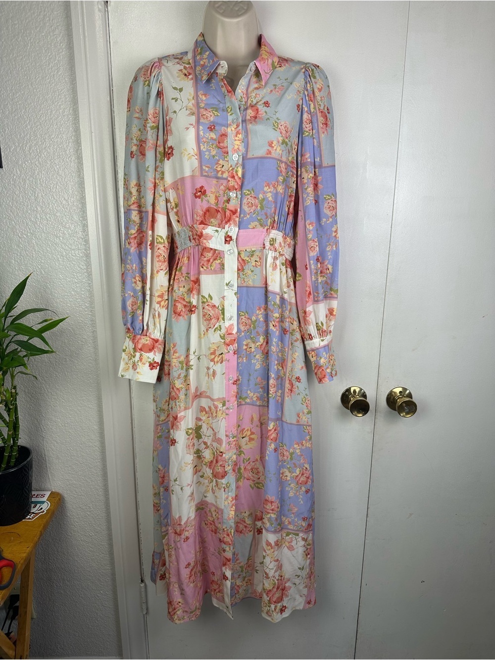 Yumi Kim Floral Patchwork Maxi Dress